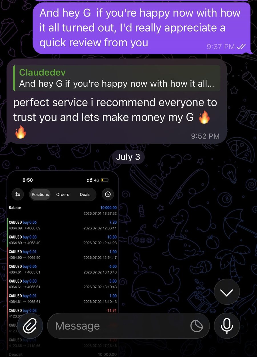 Client message — Alex