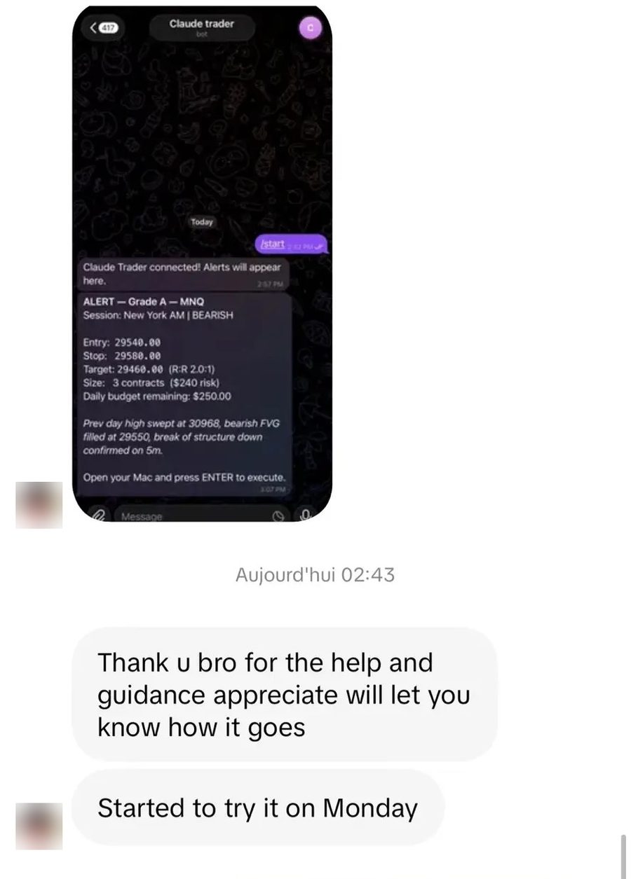 Client message — Friki